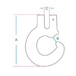 Gancho Clevis Florestal Enforcador - Grau 8 - Imagem 2