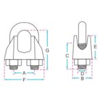 Grampo Leve (Clips) - DIN 741 - Imagem 2